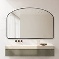 The Lucca Black Arch Mirror
