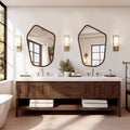 The Nomi Organic Wood Mirror — Walnut