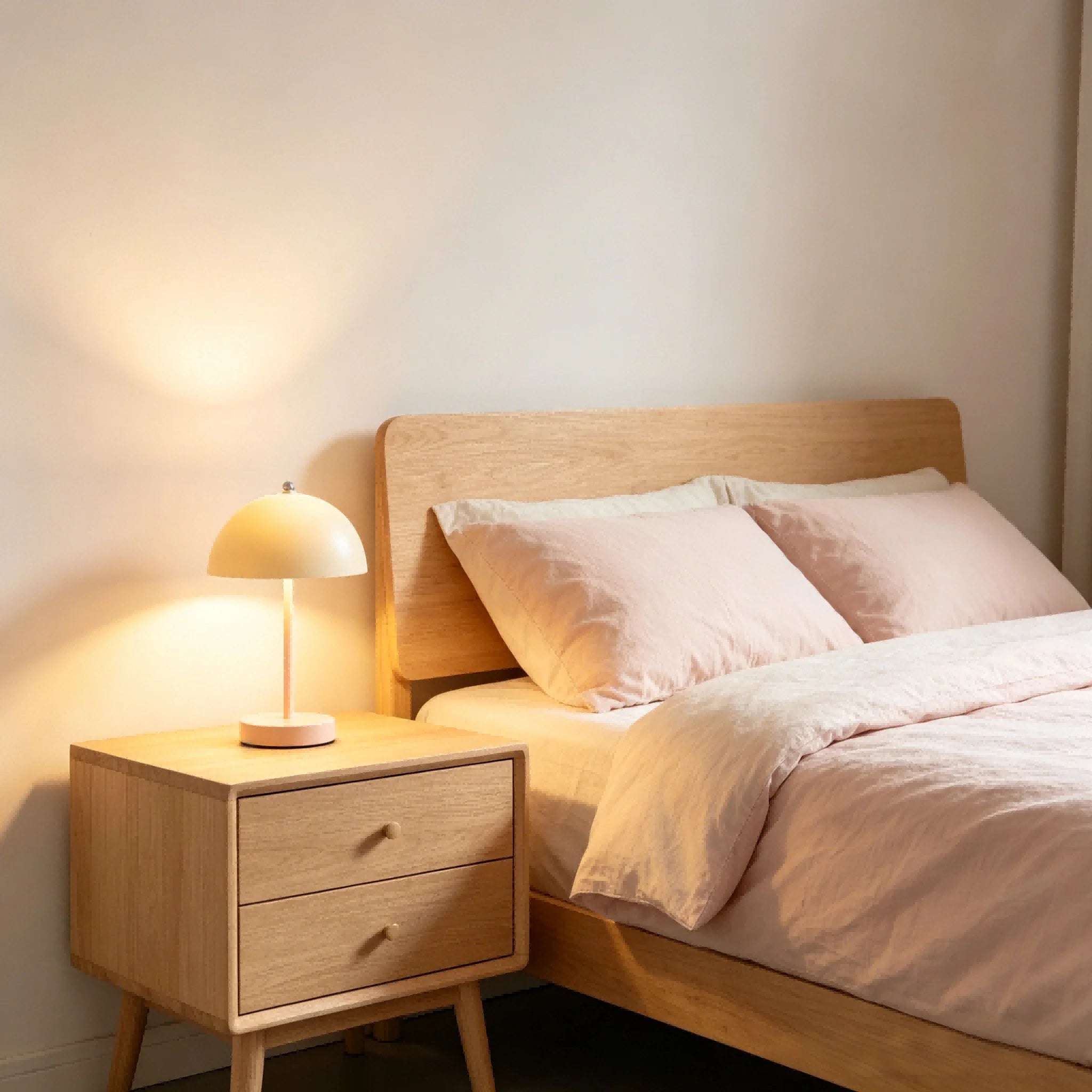 Mushroom Nordic Style Minimalist Floor Lamp with 3-Color Dimming
