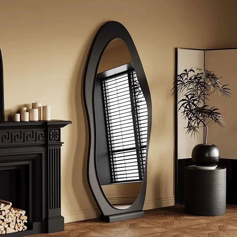 Wooden Full-Length Mango Mirror Floor Standing Wall Mounted Home Decor