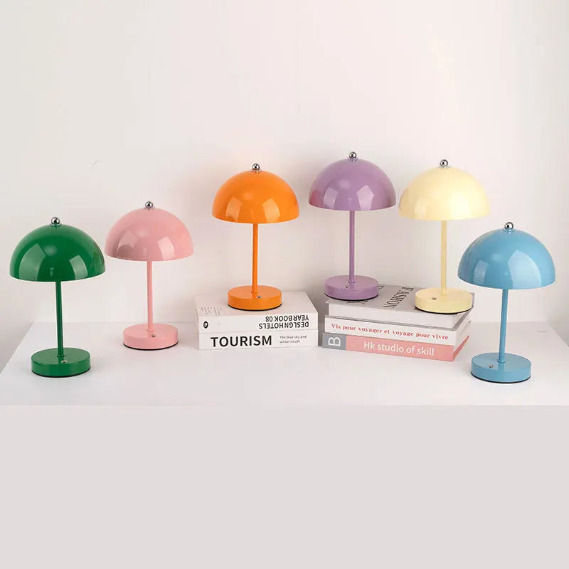 Mushroom Nordic Style Minimalist Floor Lamp with 3-Color Dimming