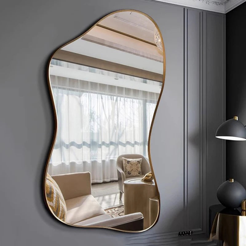 Irregular Alien Full Body Mirror Standing Wall-Mounted Art Decor 70x100cm