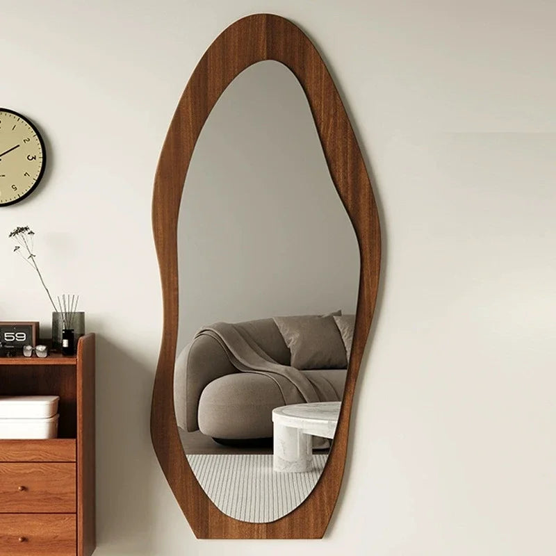 Wooden Full-Length Mango Mirror Floor Standing Wall Mounted Home Decor