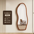 Medieval Style Irregular Wall Mirror Full-Length Dressing Floor Standing