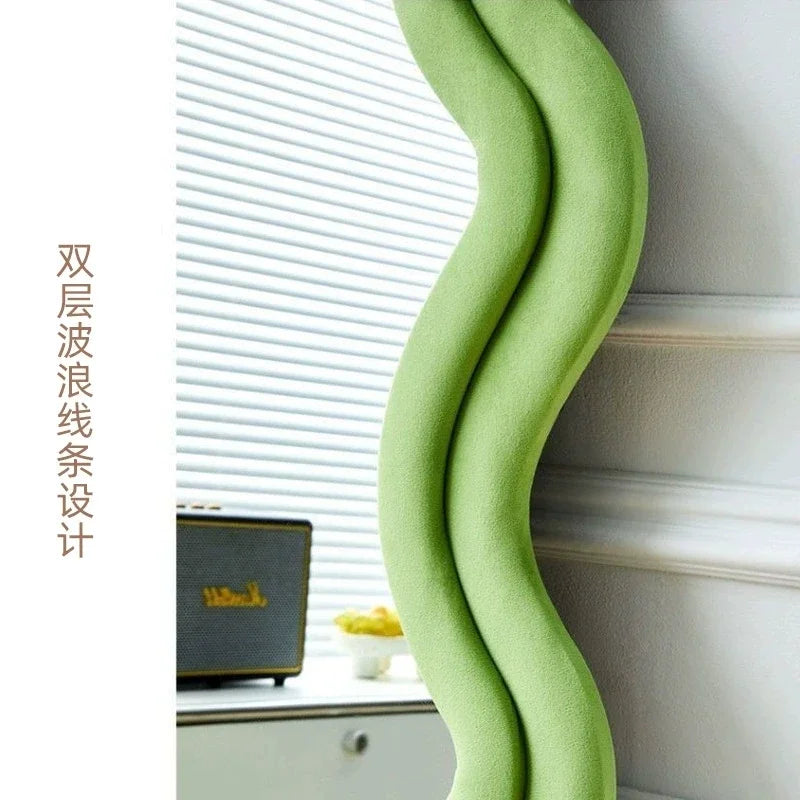 Dopamine Double-Layer Wave Full-Length Floor Standing Mirror