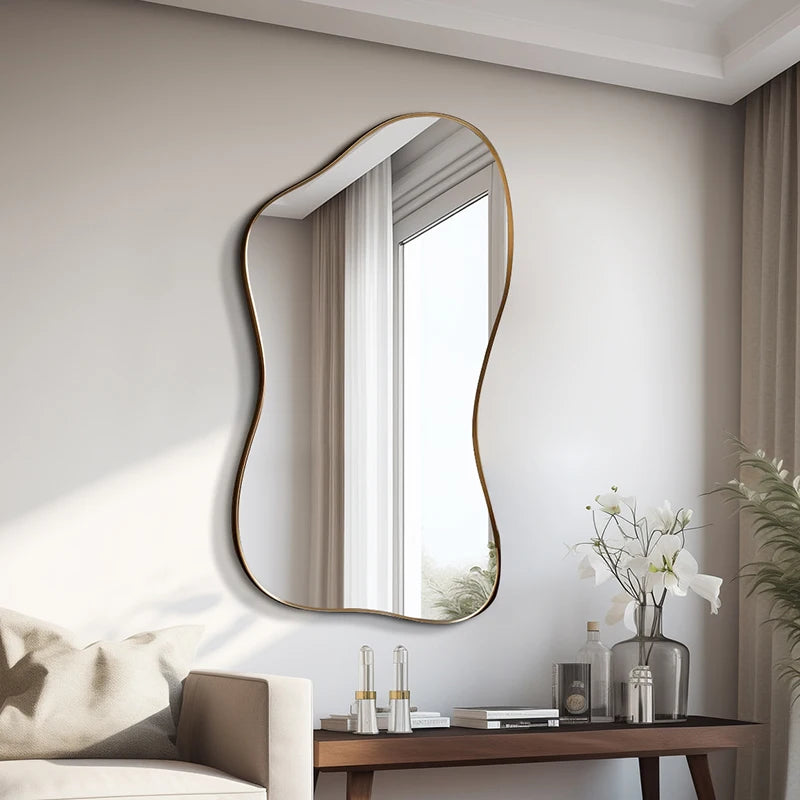 Irregular Alien Full Body Mirror Standing Wall-Mounted Art Decor 70x100cm