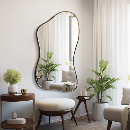 Irregular Alien Full Body Mirror Standing Wall-Mounted Art Decor 70x100cm