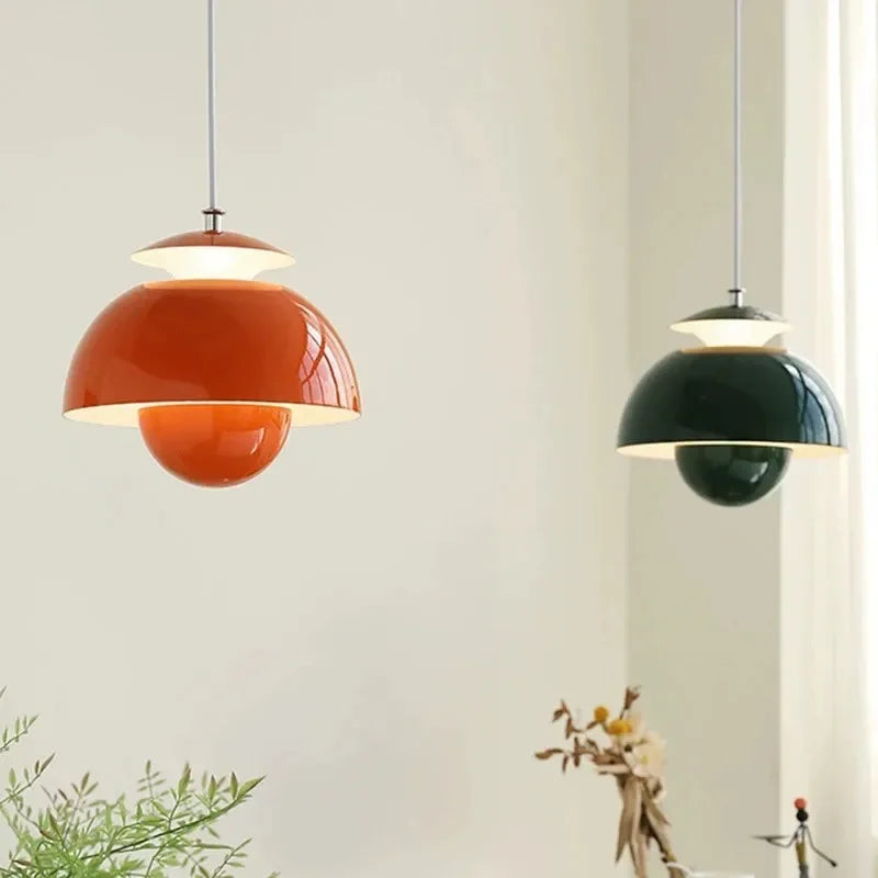 Modern LED Pendant Light for Restaurant Living Room Hanging Ceiling Lamp Black