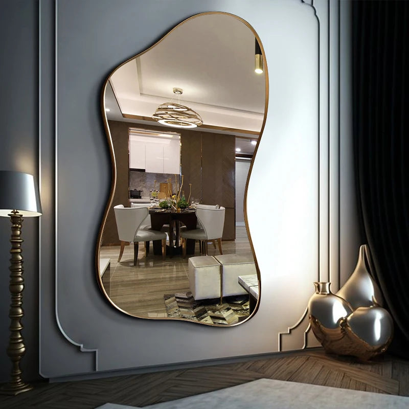 Irregular Alien Full Body Mirror Standing Wall-Mounted Art Decor 70x100cm