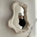 Irregular Light Luxury Wall Mirror Modern Nordic Art Makeup Decor