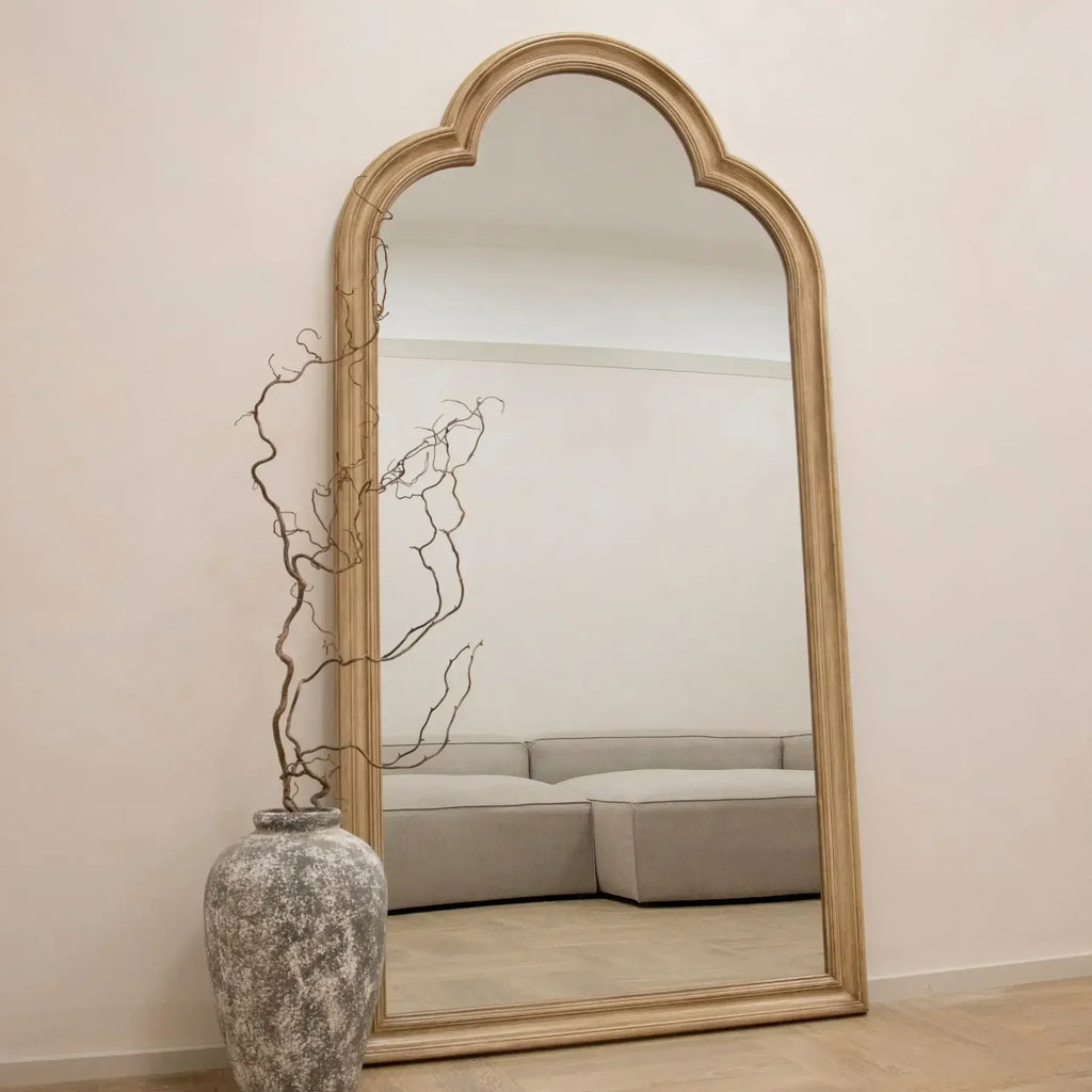 Modern Frameless Wall Mirror 30x40cm Bathroom Bedroom Decor White