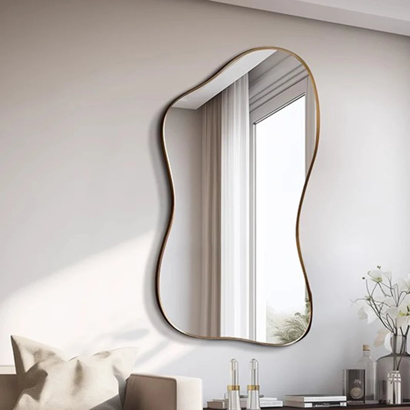 Irregular Alien Full Body Mirror Standing Wall-Mounted Art Decor 70x100cm