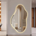 Nordic Irregular Wall Mirror for Bathroom Bedroom Vanity Glass Decor