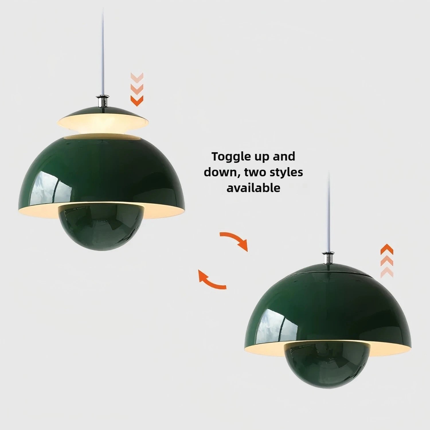 Modern LED Pendant Light for Restaurant Living Room Hanging Ceiling Lamp Black