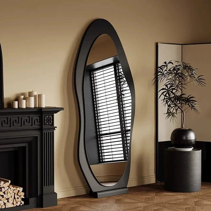 Wooden Full-Length Mango Mirror Floor Standing Wall Mounted Home Decor