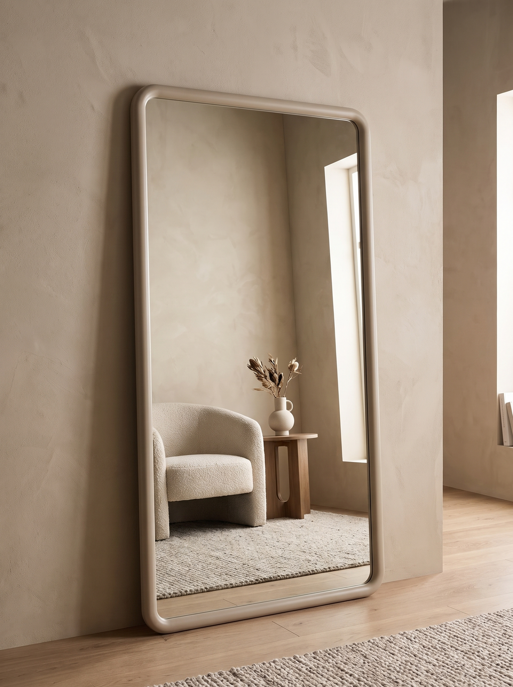Lara Full-Length Mirror – Taupe
