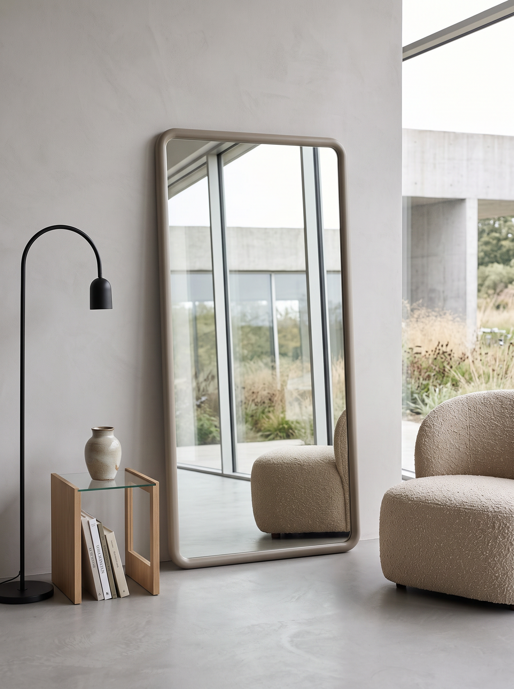 Lara Full-Length Mirror – Taupe