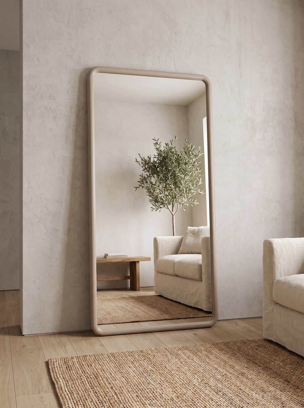 Lara Full-Length Mirror – Taupe